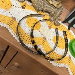 New without Tags: Lot of Two France Luxe Tortoiseshell and Abalone Headbands